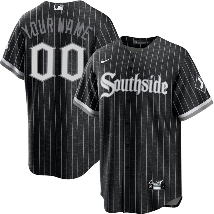 【タグ付き Mサイズ】NIKE CHICAGO WHITE SOX ユニフォーム Chicago White Sox Nike Men's Black Alternate Batterman Logo