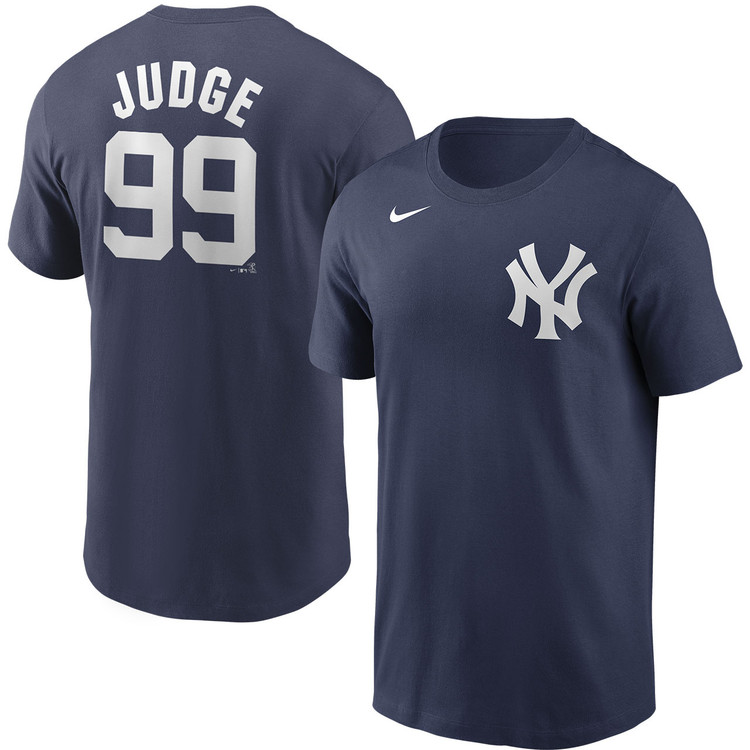 Aaron Judge New York Yankees Navy Name & Number T-Shirt by NIKE®
