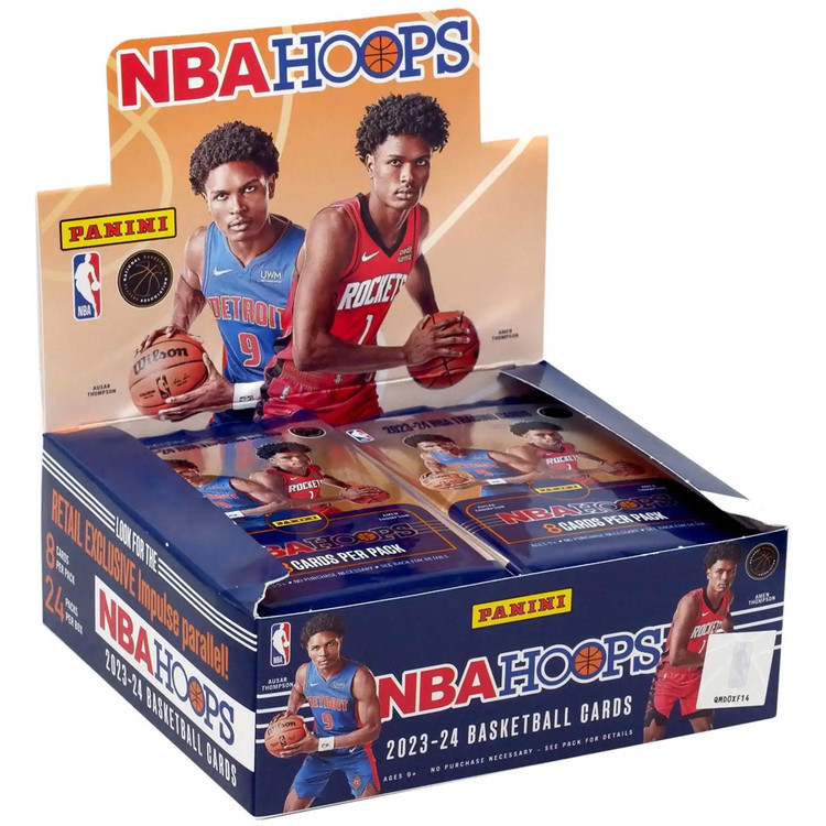 2023-2024 NBA® Hoops Retail Box by Panini | Official NBA® 2023-2024 NBA® Hoops Retail Box by Panini | Official NBA®