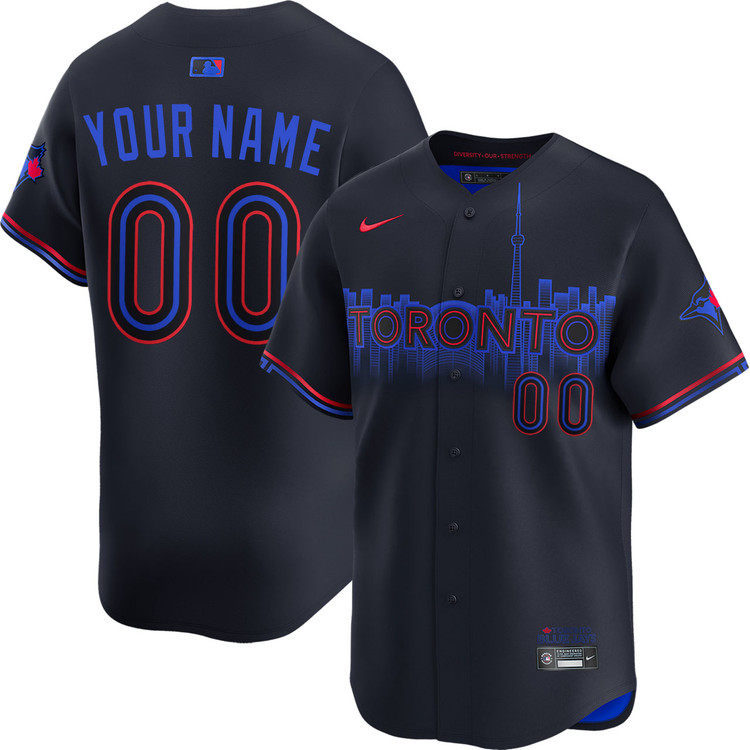 Toronto Blue Jays Personalized City Connect Limited Jersey by NIKE