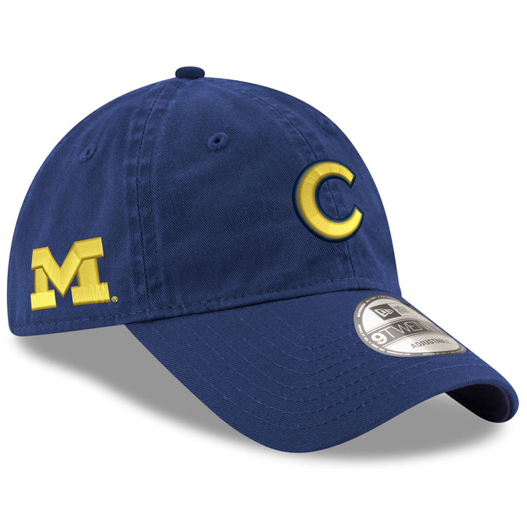 Chicago Cubs x Michigan Wolverines Adjustable Hat | Official MLB®