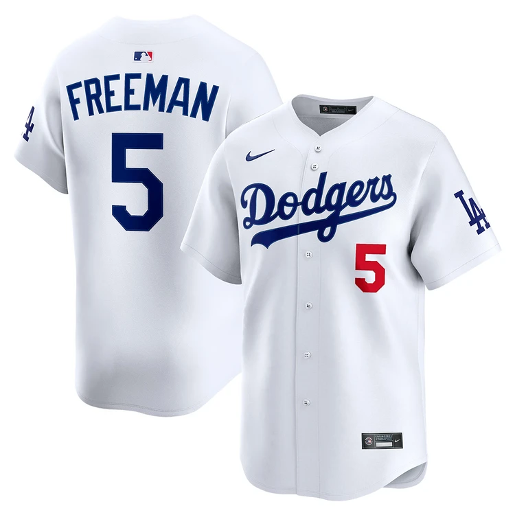 Freddie Freeman Los Angeles Dodgers Home Limited Jersey by NIKE