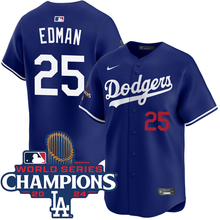 Tommy Edman Los Angeles Dodgers Alternate Royal Limited