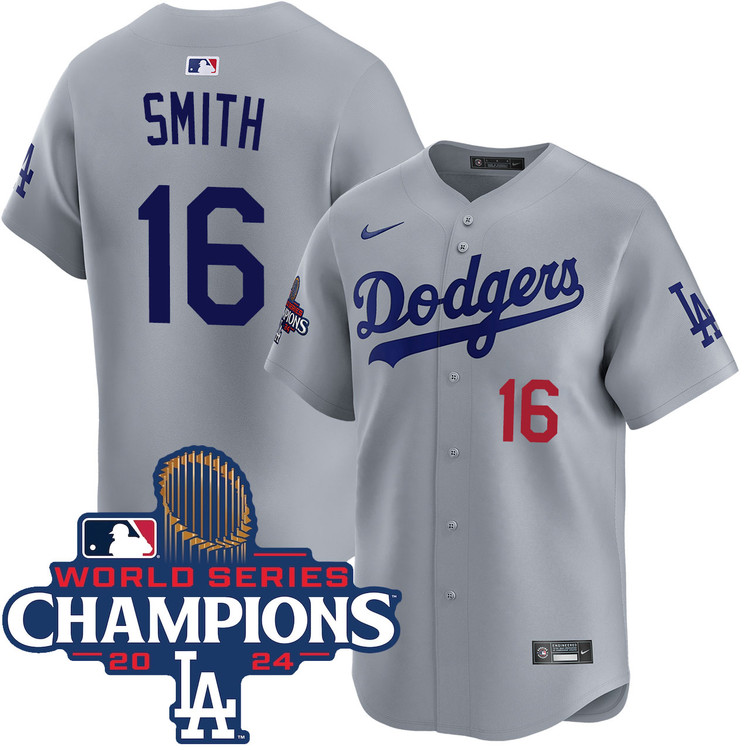 Will Smith Los Angeles Dodgers Alternate Road Limited World