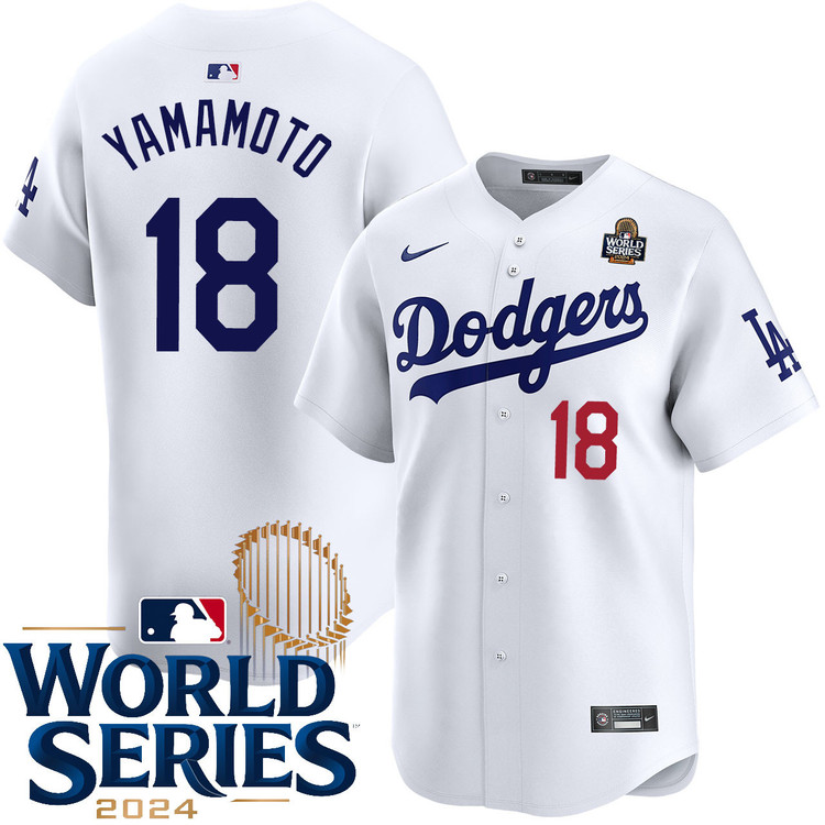 【ドジャーススタジアム購入】Nike Dodgers ユニフォーム Lサイズ Yoshinobu Yamamoto Los Angeles Dodgers Home Limited World