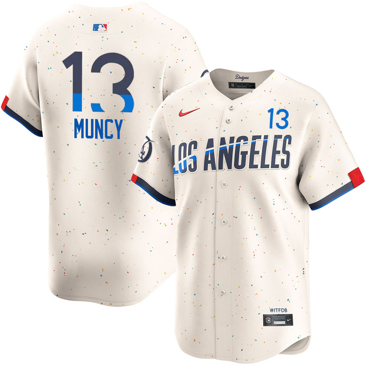 Max Muncy Los Angeles Dodgers City Connect Limited Jersey by