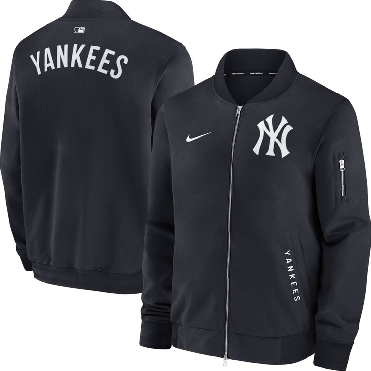 New York Yankees On-Field AC Dugout Bomber Jacket by NIKE