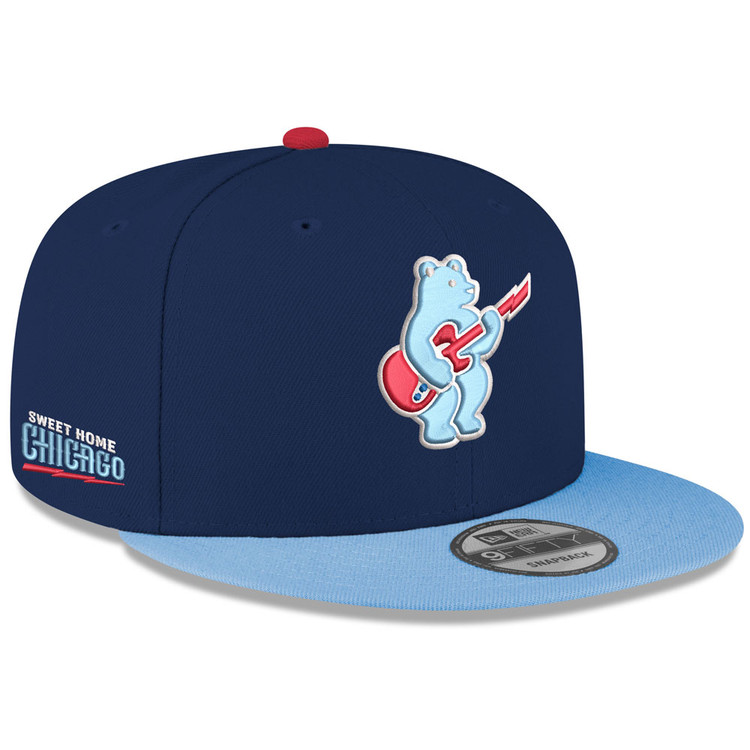 Chicago Cubs 2025 Rock Bear 9FIFTY Youth Bullpen Snapback