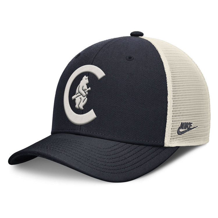 Chicago Cubs 1908 Rise Structured Trucker Adjustable Hat by NIKE