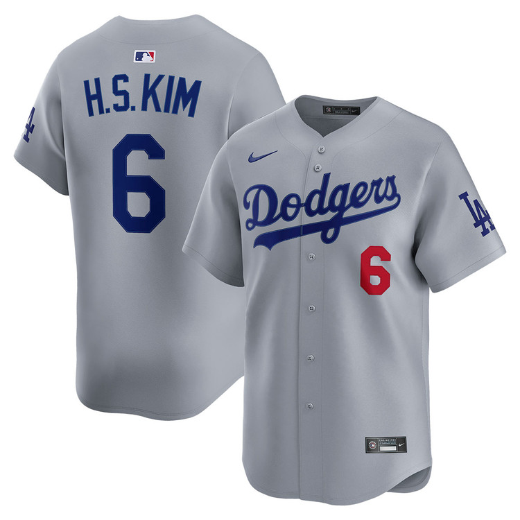 Nike Los Angeles Dodgers ジャージ Los Angeles Dodgers Nike Official Replica Road Jersey - Mens