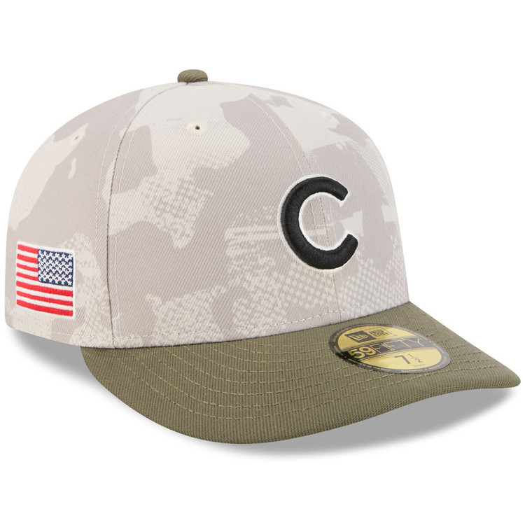 Chicago Cubs 2025 Armed Forces Day On-Field 59FIFTY Fitted Hat by
