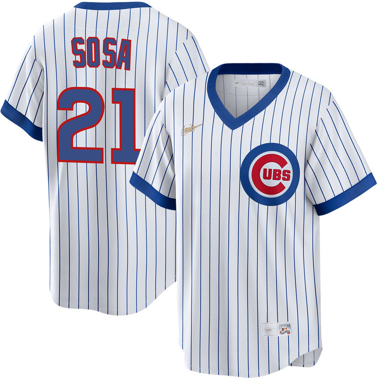 Sammy Sosa Chicago Cubs 1968 Cooperstown Jersey by NIKE