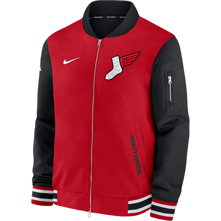 Chicago White Sox City Connect On-Field AC Dugout Bomber Jacket by