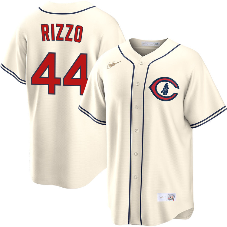 MLB シカゴ カブスRIZZO ベースボールシャツ Anthony Rizzo Chicago Cubs Field of Dreams Jersey by NIKE
