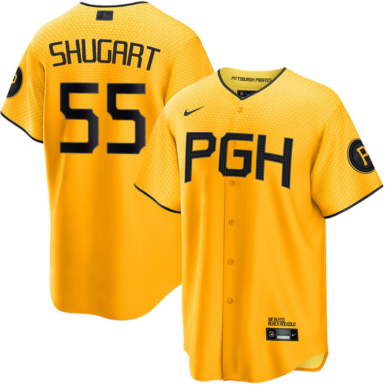 Chase Shugart Pittsburgh Pirates City Connect Jersey by NIKE
