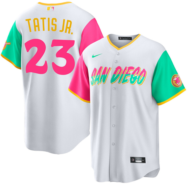 タティスjr ユニフォーム(シティコネクト) Fernando Tatis Jr. San Diego Padres City Connect Jersey by