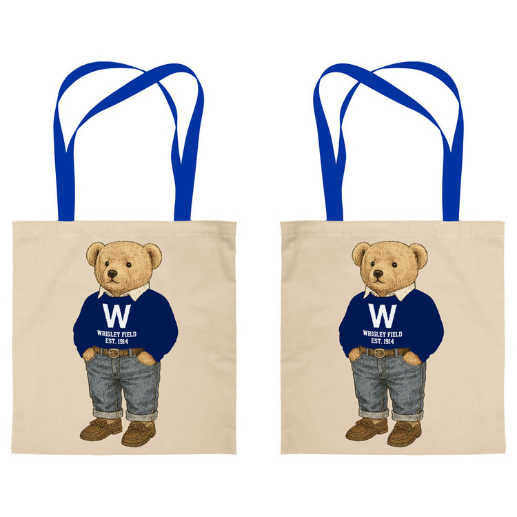 【シカゴ】Wrigley Fieldトートバッグ　キャンバス Wrigley Field x Julia Gash Canvas Tote Bag | Official