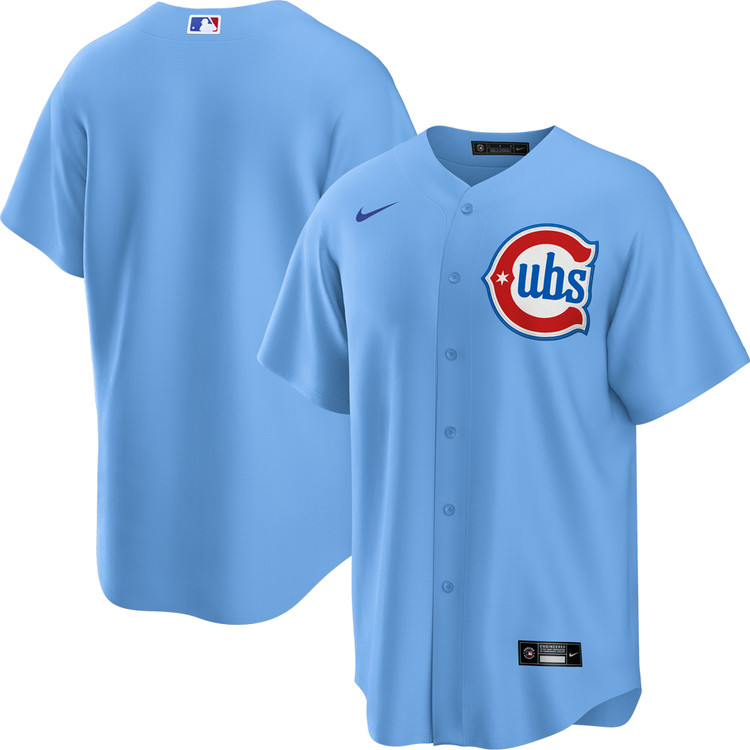Chicago Cubs Youth Alternate Blues Replica Jersey by NIKE