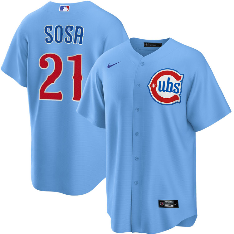 Sammy Sosa Chicago Cubs Youth Blues Alternate Jersey by NIKE