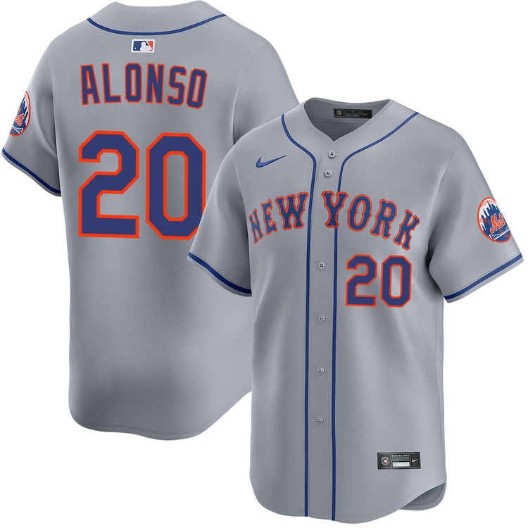 Pete Alonso New York Mets Road Limited Jersey by NIKE