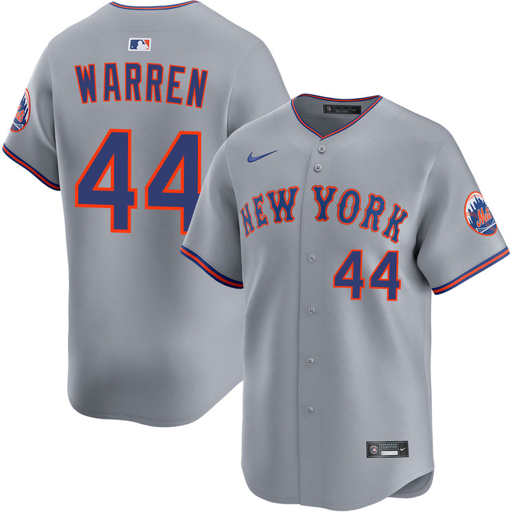 Austin Warren New York Mets Road 2025 Limited Jersey by NIKE