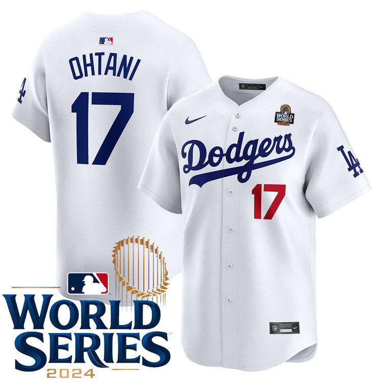 Dodgers Ohtani 17 ワールドシリーズ ユニフォーム Shohei Ohtani LA Dodgers Home Limited World Series Jersey