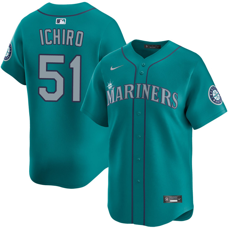 Ichiro Suzuki Seattle Mariners Alternate Green Limited Jersey by