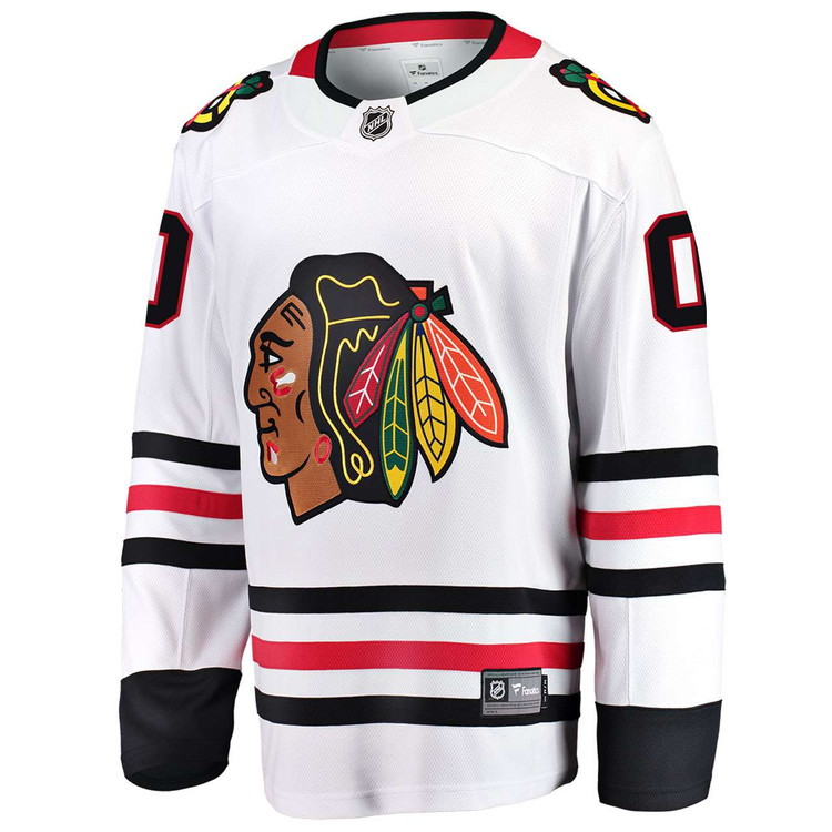 シカゴブラックホークス　オーセンティック白ジャージ Clark Griswold Chicago Blackhawks Road White 2.0 Breakaway Jersey