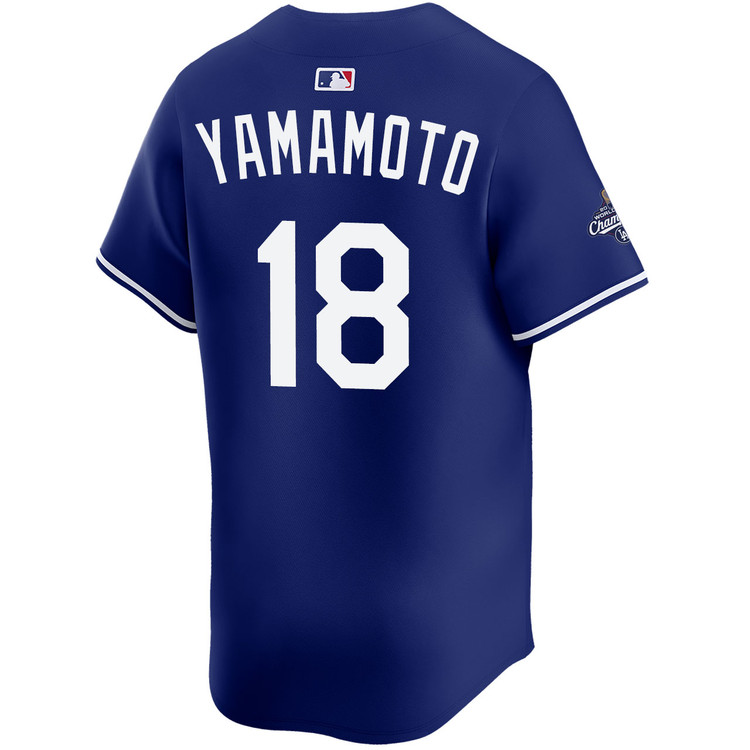 Yoshinobu Yamamoto Los Angeles Dodgers Alternate Royal Limited