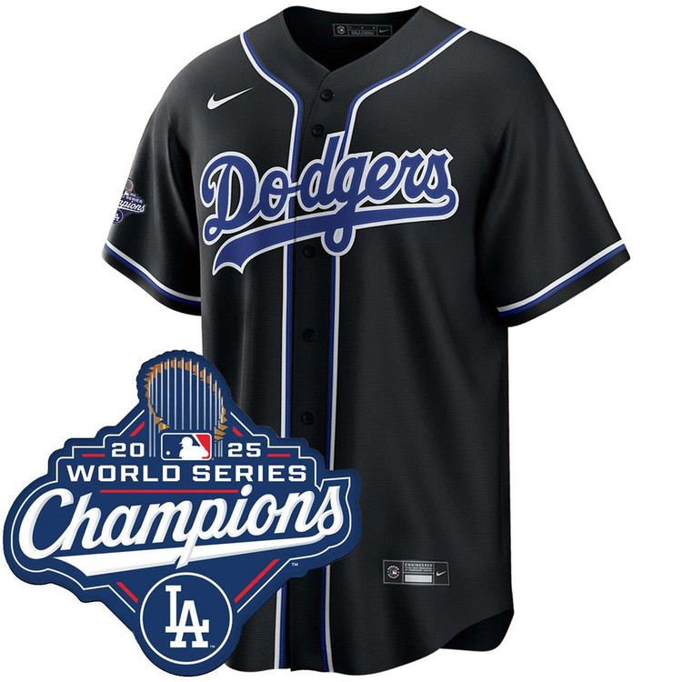 Los Angeles Dodgers Black Lights Out 2025 World Series Champions