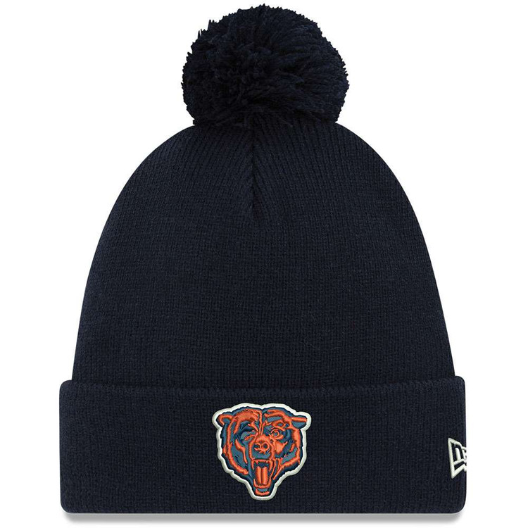 Chicago Bears Cuffed Pom Knit by New Era® | Official NFL®