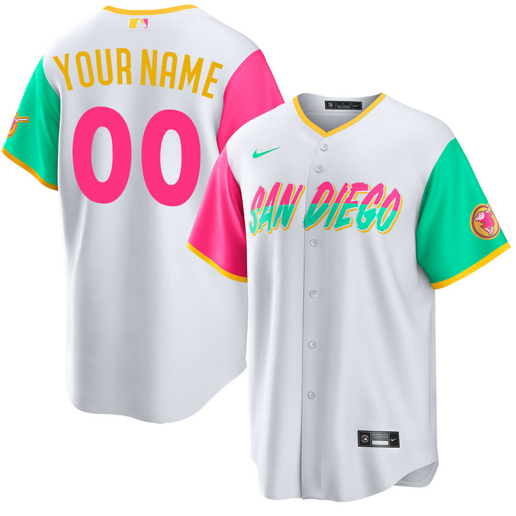 San Diego Padres Personalized City Connect Jersey by NIKE