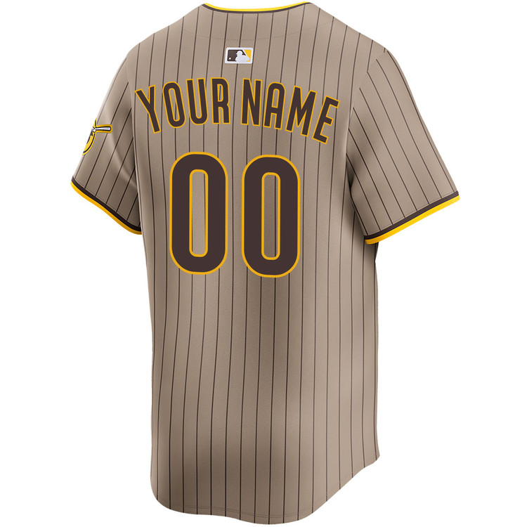 San Diego Padres Personalized Alternate Limited Jersey by NIKE