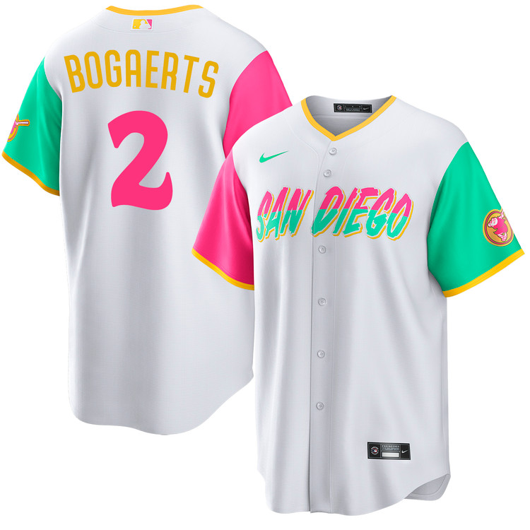 Xander Bogaerts San Diego Padres City Connect Jersey by NIKE