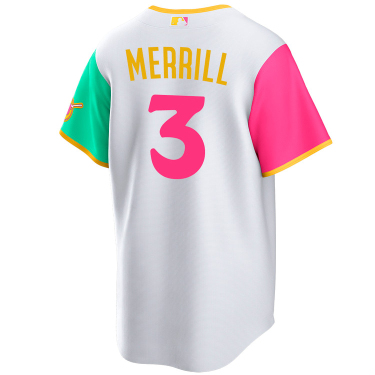 Jackson Merrill San Diego Padres City Connect Jersey by NIKE