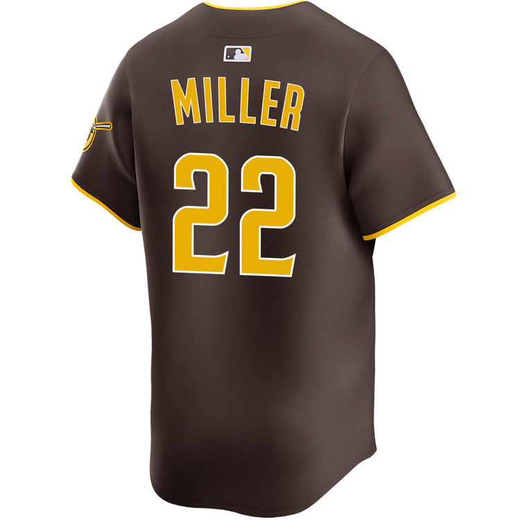 Mason Miller San Diego Padres Road Limited Jersey by NIKE