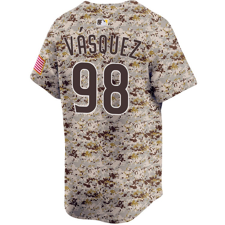 Randy Vásquez San Diego Padres USMC Camo Limited Jersey by NIKE