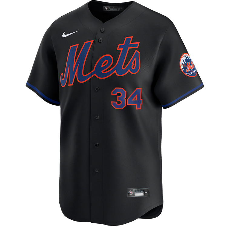 Kodai Senga Kanji New York Mets Alternate Black Limited Jersey by
