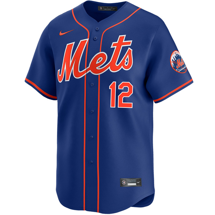 Francisco Lindor New York Mets Alternate Royal Limited Jersey by