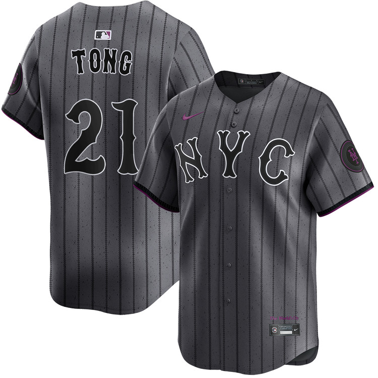 Jonah Tong New York Mets City Connect Limited Jersey by NIKE