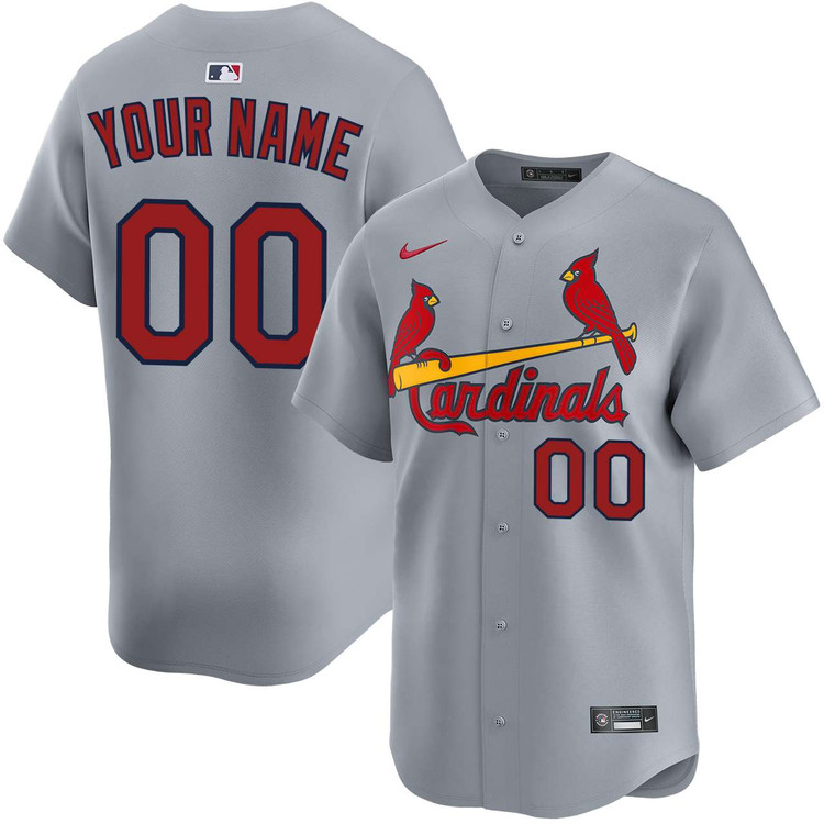 St. Louis Cardinals Personalized Road Limited Jersey by NIKE