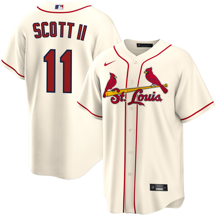 Victor Scott II St. Louis Cardinals Alternate Cream Jersey by NIKE