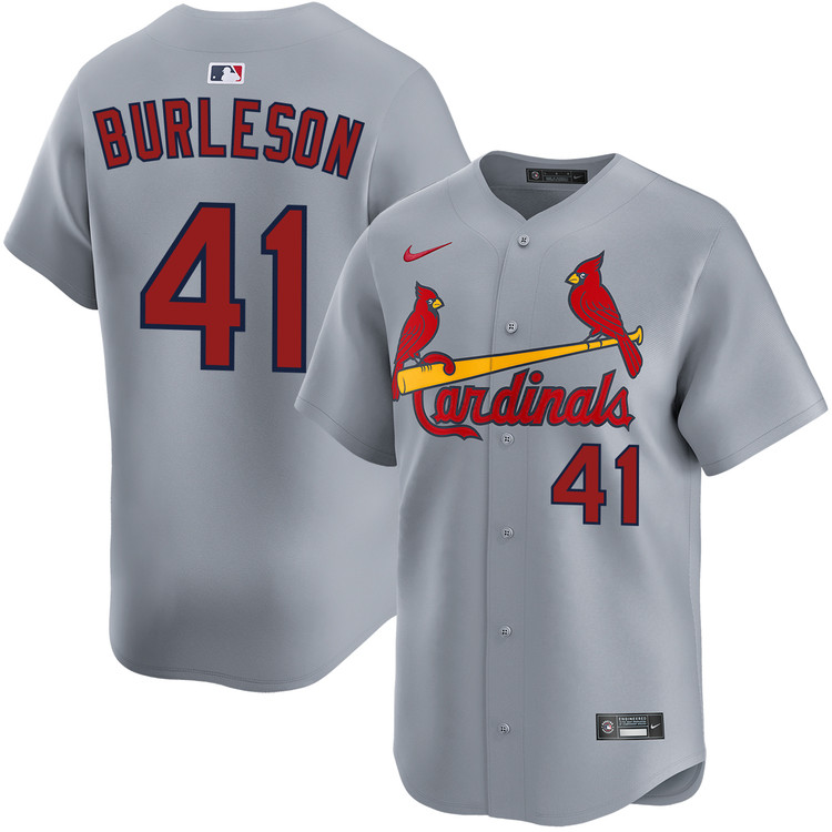 Alec Burleson St. Louis Cardinals Road Limited Jersey by NIKE