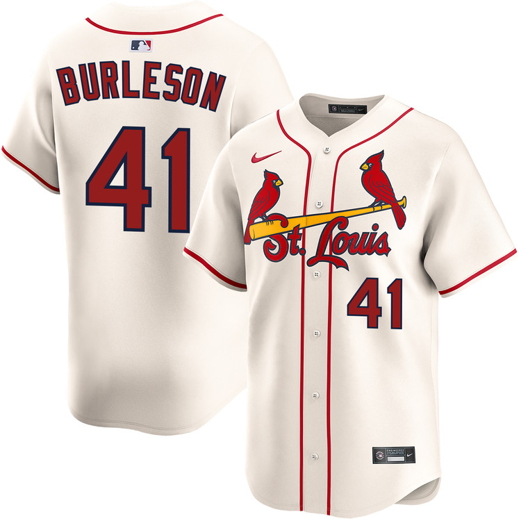 Alec Burleson St. Louis Cardinals Alternate Cream Limited Jersey