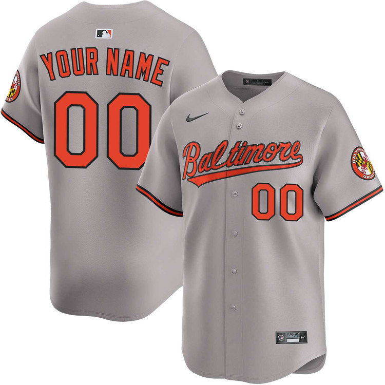 Baltimore Orioles Personalized Road Limited Jersey by NIKE