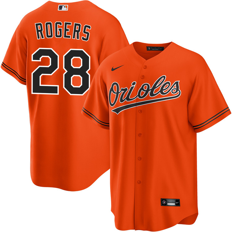 Trevor Rogers Baltimore Orioles Alternate Orange Jersey by NIKE