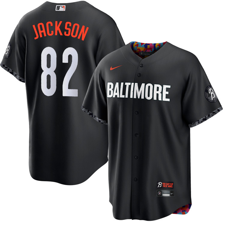 【B〜C】マイナーリーグ ジャクソンジェネラルズ ユニフォーム ゲームシャツ Jeremiah Jackson Baltimore Orioles City Connect Jersey by NIKE