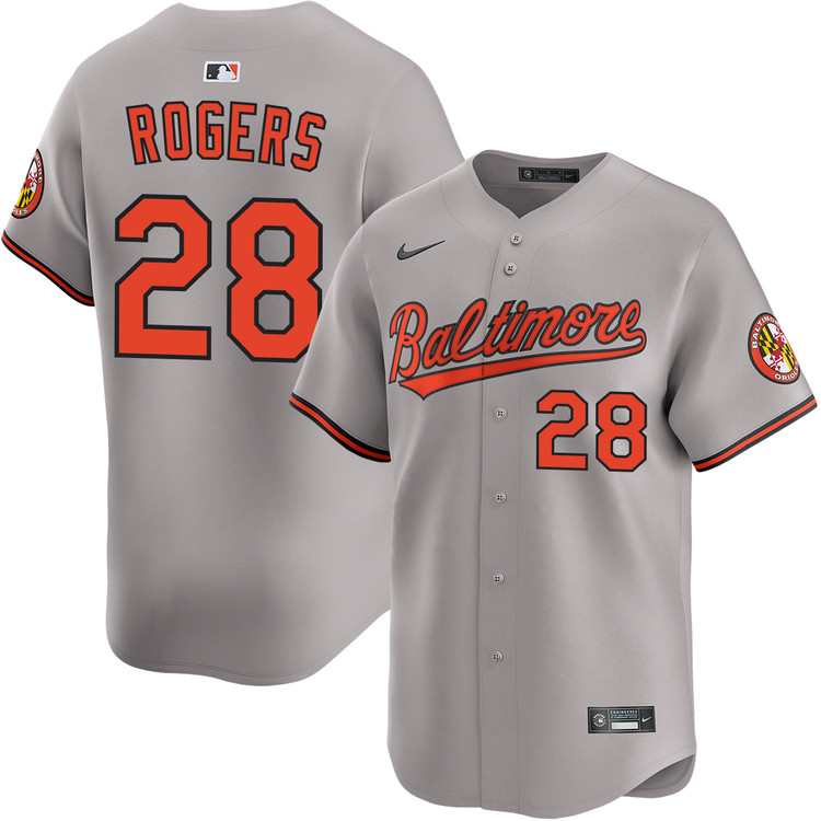 Trevor Rogers Baltimore Orioles Road Limited Jersey by NIKE