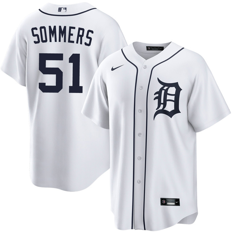 Drew Sommers Detroit Tigers Home Jersey by NIKE® | Official MLBÂ®