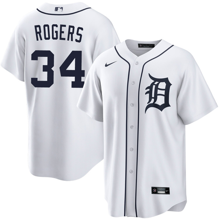 MLB “ Detroit Tigers “ Jersey ベースボールシャツ Jake Rogers Detroit Tigers Home Jersey by NIKE® | Official MLBÂ®